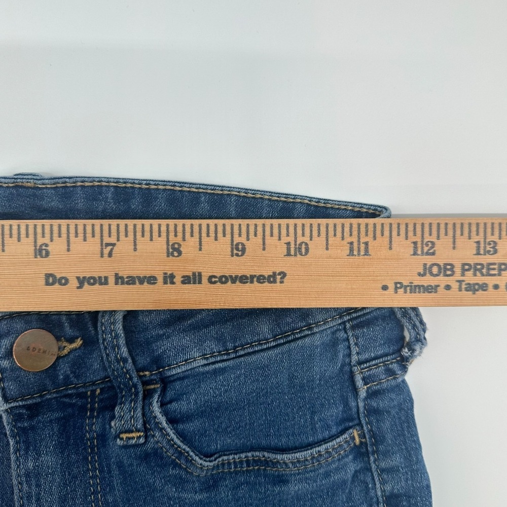 & Denim Jeans Womens 25 Blue Skinny Ankle Regular Fit 4-Pockets Stretch - Picture 7 of 9